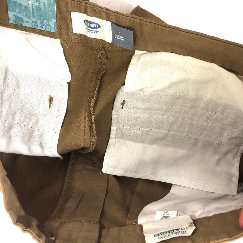 NWT Old Navy Brown Pleated Shorts - Picture 7 of 7